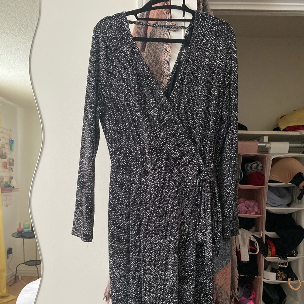 Sparkly Wrap Dress